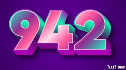 942 Efekt tekstowy
