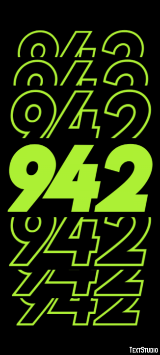 942 Efekt tekstowy
