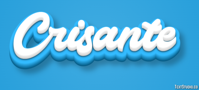 Crisante Effetto testo