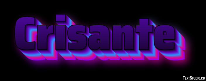 Crisante Effetto testo