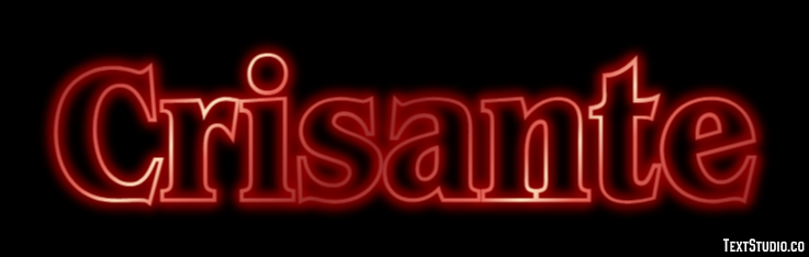 Crisante Effetto testo