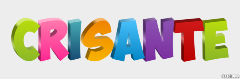 Crisante Effetto testo