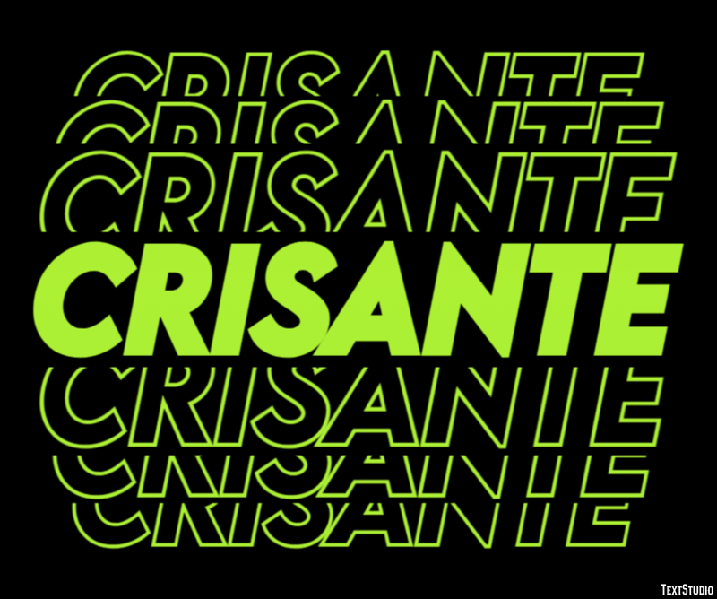 Crisante Effetto testo