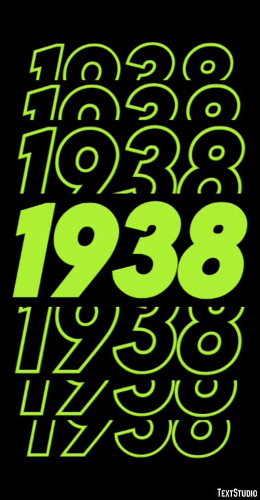 1938 Efekt tekstowy
