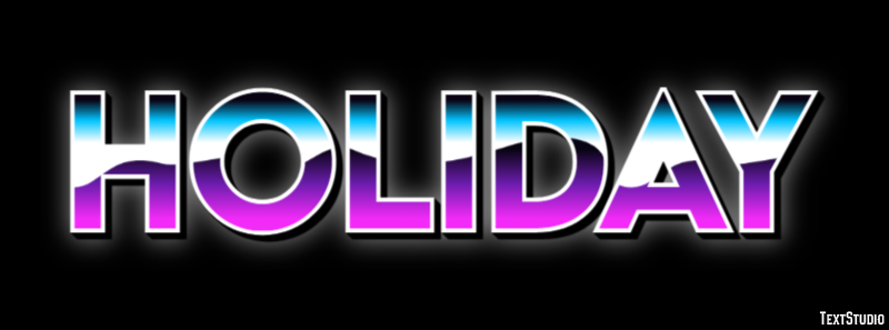 Holiday Effet de Texte