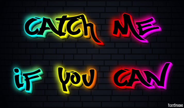 Catch Me If You Can Effet de Texte