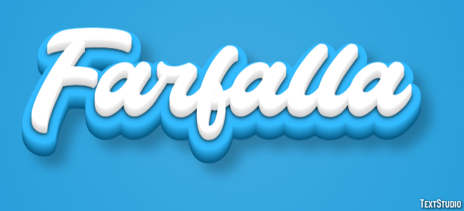 Farfalla Text Effect