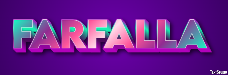 Farfalla Metin efekti