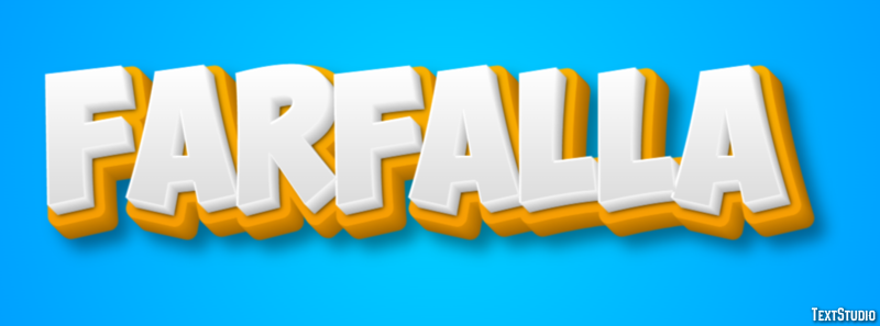 Farfalla Text Effect