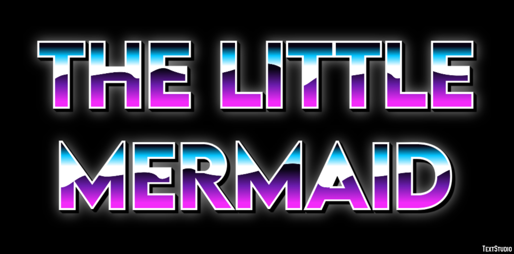 The Little Mermaid Text Effect