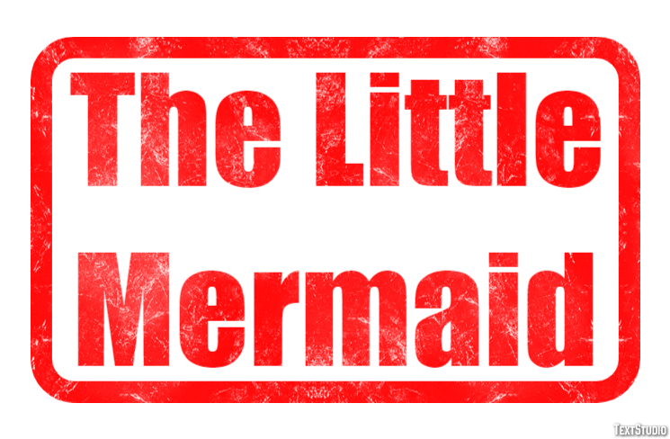 The Little Mermaid Text Effect
