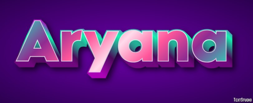 Aryana Effetto testo