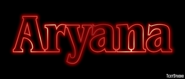 Aryana Text effect