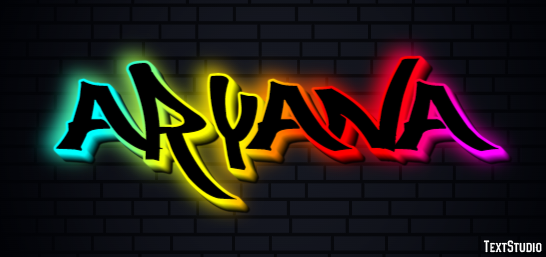 Aryana Effetto testo