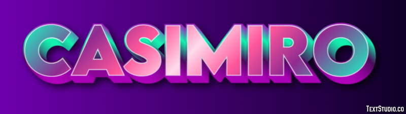 Casimiro Text effect