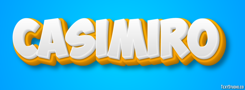 Casimiro Text effect