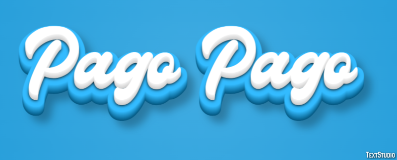 Pago Pago Efekt tekstowy