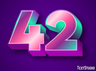 42 テキスト効果