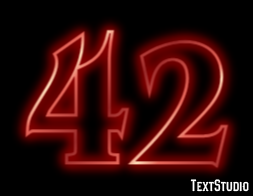 42 テキスト効果