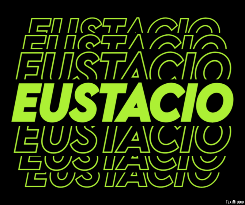 Eustacio Efecto de Texto