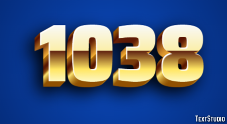 1038 Effetto testo