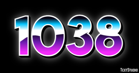 1038 Text Effect