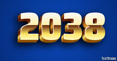2038 Efeito do texto