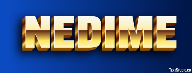 Nedime Texteffekt