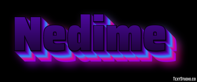 Nedime Efekt tekstowy