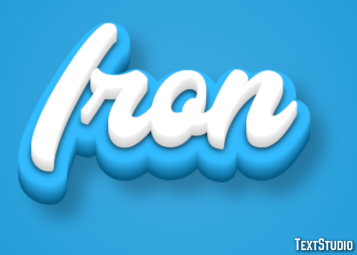 Iron Text Effect