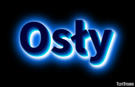 Osły Texteffekt