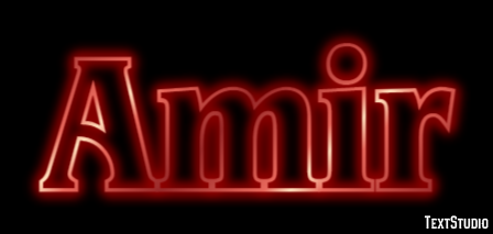 Amir テキスト効果