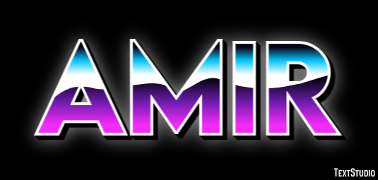 Amir テキスト効果