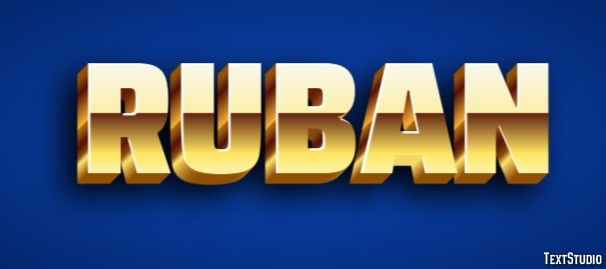 Ruban Text Effect