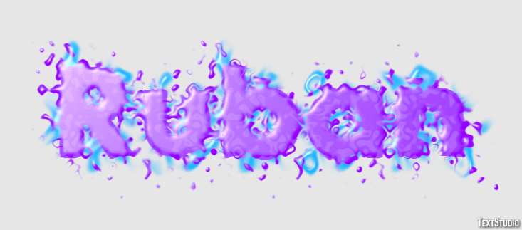Ruban Text effect
