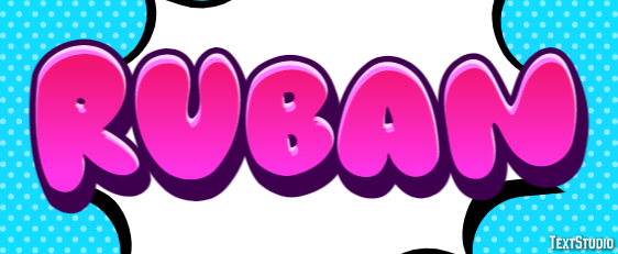 Ruban Text effect