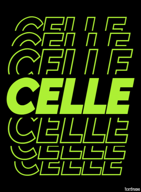 Celle Efekt tekstowy