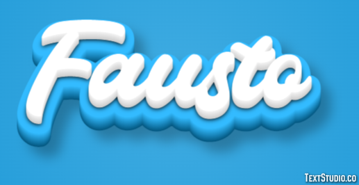 Fausto Efecto de Texto