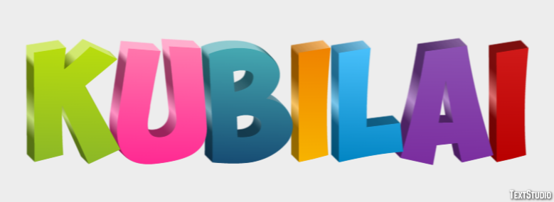 Kubilai Text Effect