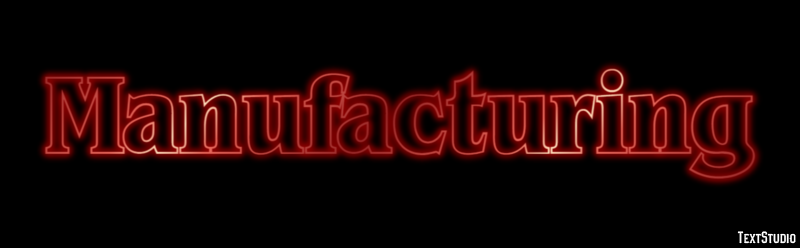 Manufacturing Effetto testo
