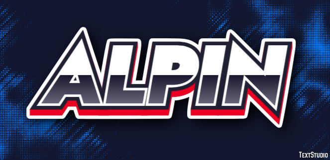 Alpin Text effect
