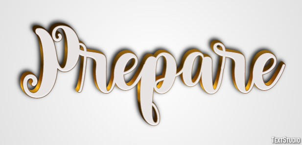 Prepare Text Effect