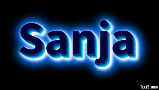 Sanja Text effect