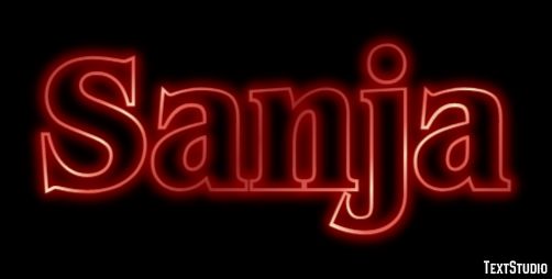 Sanja Text effect