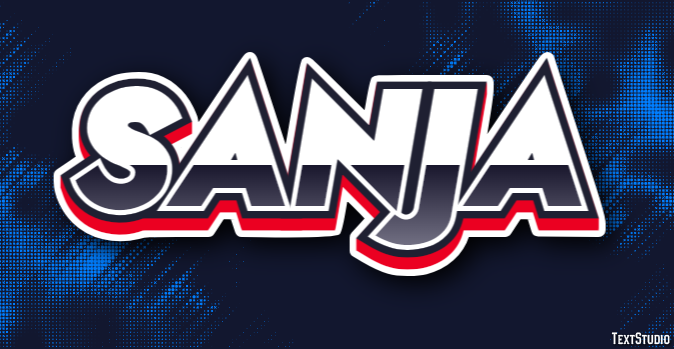 Sanja Text effect