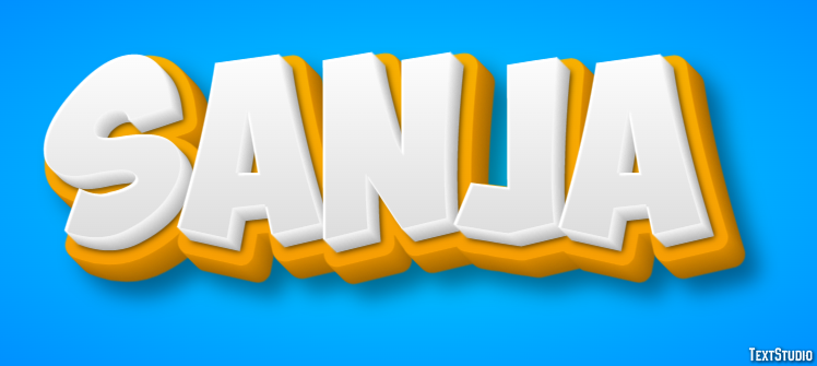 Sanja Text effect