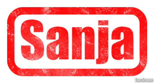 Sanja Text effect