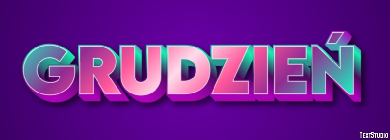 Grudzień Effetto testo