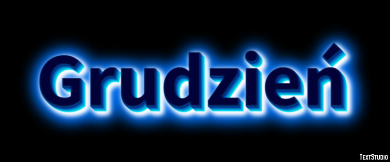 Grudzień Efekt tekstowy