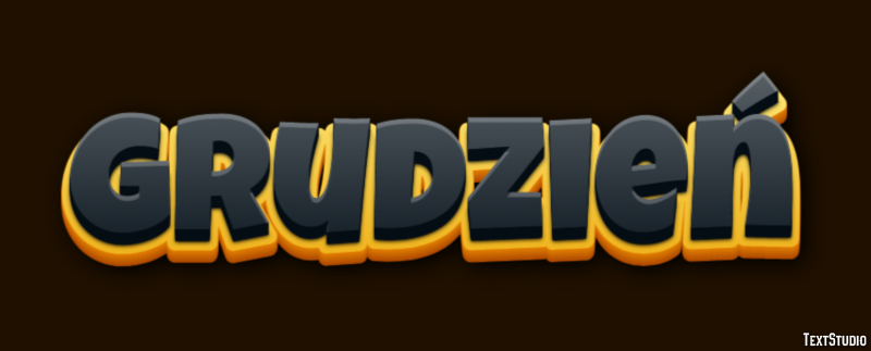 Grudzień Efekt tekstowy